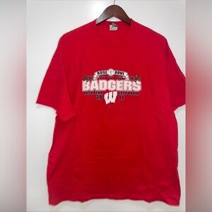 Vintage 2011 Rose Bowl Game Wisconsin Badgers Tshirt Xxl NWOT